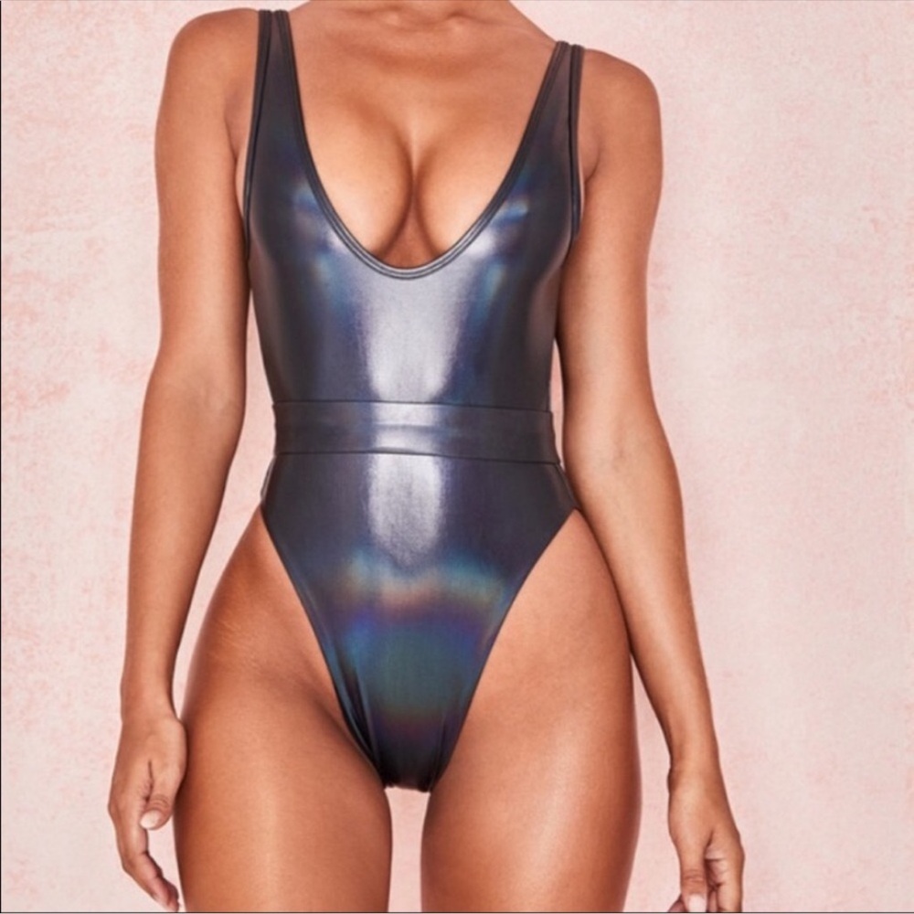 House of CB metallic swimsuit
